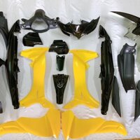 (Tặng Kèm Tem ) Bộ dàn áo xe jupiter GRAVITA -  Jupiter MX ,Màu VÀNG - nhựa ABS cao cấp