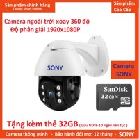 (Tặng Kèm thẻ 32GB ) Camera IP kết nối Internet SONY-19HS-200W Full HD1080-2.0Mp xoay 360 ngoài trời chống nước cực tốt [bonus]