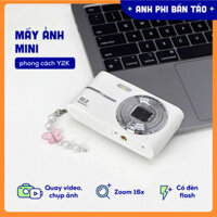[Tặng kèm thẻ nhớ] Máy Quay Chụp Ảnh Mini Y2K Chất Lượng Hình Ảnh 50MP Siêu Mỏng
