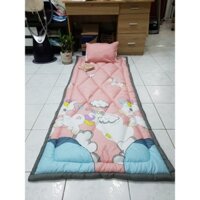 [TẶNG KÈM TÚI] Chiếu văn phòng 3 trải sàn cao cấp có lớp chống trơn trượt ,Đệm du lịch size 80x200cm gấp gọn tiện lợi