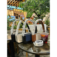 [Tặng kèm túi vải hãng ]Túi đeo vai /đeo chéo viền vuông phối( k hộp )