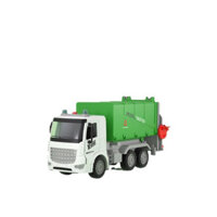 TẶNG KÈM XE TỰ LẬT - Đồ chơi xe chở rác, mô hình xe chở rác có nhạc và đèn phụ kiên chắc chắn siêu bền