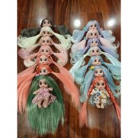 (Tặng kẹp tóc) Búp bê 5inch. Làm tóc make theo yêu cầu.( ib shop)