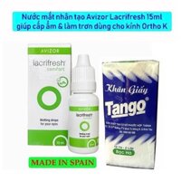 (TẶNG KHĂN GIẤY) Nước mắt nhân tạo Avizor Lacrifresh comfort 15ml