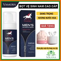 [TẶNG KHĂN LAU ĐA NĂNG] Dung Dịch Vệ Sinh VAMORA Hương Nước Hoa 100Ml, Giúp Làm Sạch, Dưỡng Ẩm, Khử Mùi SOLANA