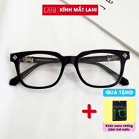 [Tặng khăn nano chống bám hơi nước] Gọng kính cận dáng vuông cá tính Lani 30163 - Lắp mắt cận theo yêu cầu