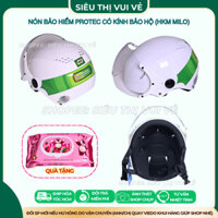 TẶNG KHĂN ƯỚT GẤU DÂU-Nón bảo hiểm Protec size L cho vòng đầu từ 56cm (hàng khuyến mãi Milo)