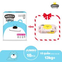 [TẶNG KHĂN ƯỚT]- Tã/Bỉm quần KOKO FiT size M (Thỏ) 30 miếng/bịch cho bé từ 5 - 9kg LazadaMall