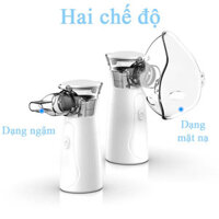 [TẶNG KHẨU TRANG CHỐNG TIA UV SPF 50+]Máy Xông Khí Dung Xông Mũi Họng Nebulizer Cho Trẻ Em Và Người Lớn