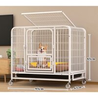 TẶNG KHAY 🦮🐕‍🦺 Chuồng Nan Ống size to cho CHÓ LỚN ( BECGIE, HUSKY, ALASKA) 🦮🐕‍🦺