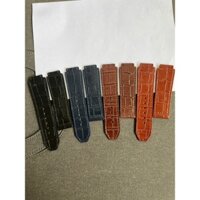 [TẶNG KHOÁ CÀI ] Dây đồng hồ HUBLOT Da Thật 100% Size 42 nam vân cá sấu Tặng Kèm Đồ Thay Dây