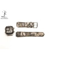 (TẶNG KHÓA+CÂY THAY DÂY+KHÓA)DÂY ĐỒNG HỒ DA BÒ THẬT CASIO AE1200/SEIKO5 1930 RẰN RI QUÂN ĐỘI .