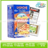 [TẶNG LÁ OREGANO + CÔNG THỨC] Mì lá Divella Lasagne số 109 – hộp xanh không trứng 500g
