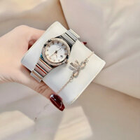 [Tặng lắc tay] Đồng hồ nữ IBSO chính hãng dáng vintage màu demi sang chảnh, sz 30mm ,máy Nhật