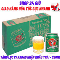 Tăng Lực CARABAO Thái Lan Thùng 24 Lon 250Ml