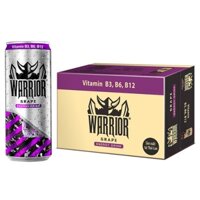 Tăng Lực Warrior Vị Nho Lon