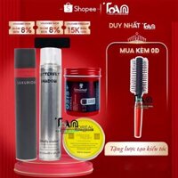 TẶNG LƯỢC - combo sáp vuôt tóc Osis + Luxurious + Butterfly + lược tròn