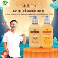(Tặng lược gội đầu) Combo Dầu Gội Xả Gừng Tươi + Hà Thủ Ô 500ML - Brilha By Quang Linh Global