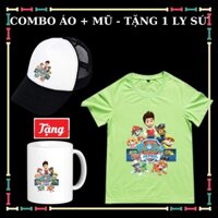 Tặng Ly Sứ in hình Đội Chó Cứu Hộ Paw Patrol khi mua Combo Mũ Áo Đội Chó Cứu Hộ Paw Patrol cho trẻ em