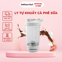 (Tặng Ly Thủy Tinh) Ly Tự Khuấy Cầm Tay Mini Jubilee Mart, Ly Khuấy Thông Minh 400ML