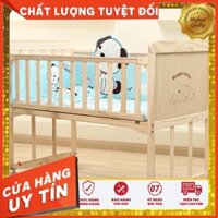[Tặng Mã 70K – Hàng Chính Hãng] GIƯỜNG NÔI CŨI GỖ ĐA NĂNG LOẠI 1 TẦNG (tặng kèm chiếu chống thấm)