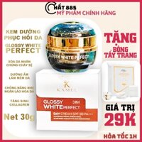 {TẶNG MẶT NẠ DƯỠNG TAY VÀ BÔNG TẨY TRANG}Kem Dưỡng Trắng Da Tái Sinh Đa Tầng, Cấp Ẩm, Ngăn Lão Hóa Ngày Và Đêm KARMEL