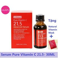 [TẶNG MẶT NẠ] Pure Vitamin C 21.5- Serum Vitamin C 21.5 Chính Hãng- Tinh Chất Dưỡng Sáng Mờ Thâm, Chống Lão Hóa