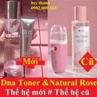 (Tặng máy phun sương Nano) Nước hoa hồng LACO TONER DNA trắng da, se khít lỗ chân lông