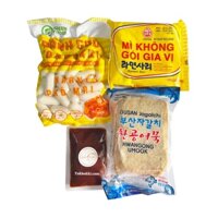 [TẶNG MÌ HQ] Combo Bánh Gạo Nhân Phô Mai Tokbokki Sốt Cay với Chả Cá Hàn Quốc