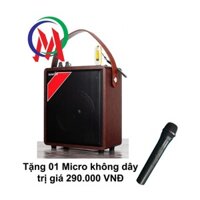 [Tặng Mic & Pin] Loa Bluetooth Karaoke Mini Zansong A061 -  (6.5 inch ,1 mic ,30W) bass 18 -bh 12 tháng