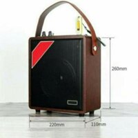 [Tặng Micro] Loa Karaoke Bluetooth Zansong A061 Mini - BH 6 Tháng . Hotline. 0858589595