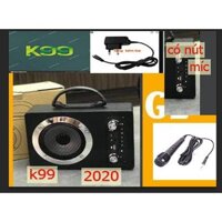 [Tặng Micro] Loa Karaoke Bluetooth KTS K99    MẨU 2020   - BH 3 tháng  Loa xách tay  20W