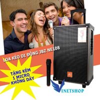 [Tặng Micro] Loa Kéo Karaoke Bluetooth JBZ NE108 150W bass 2 tấc - BH 6 tháng | Loa di động JBZ NE108 -dc3453