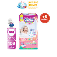 [TẶNG MIẾNG NGẪU NHIÊN] Miếng lót sơ sinh Bobby Newborn 1-108 miếng