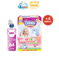 [TẶNG MIẾNG NGẪU NHIÊN] Miếng lót sơ sinh Bobby Newborn 1-64 miếng