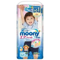 [Tặng miếng] Tã dán/Tã quần Moony NB90/S84/M64/M58/L54/L44 boy/L44 girl/XL38 boy/XL38 girl