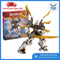 [Tặng Mini] Ninjago Cole’s Titan Dragon Mech 1055 mảnh ghép - Đồ chơi Lắp Ráp Ninjago Mech Titan Cole