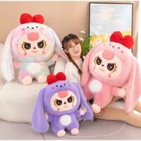 (TẶNG MÓC KHOÁ) Gấu Bông Baby Three 4000% 8000% Lông Mềm Mịn Quà Tặng Gấu Bông Đáng Yêu Có Nhiều Màu Sắc đáng yêu