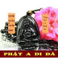 [Tặng móc khóa Hồ Lô bình an] DÂY CHUYỀN MẶT PHẬT A DI ĐÀ - PHẬT BẢN MỆNH DÀNH RIÊNG CHO TUỔI TUẤT HỢI