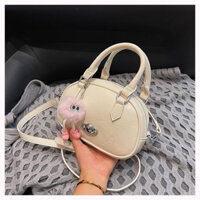 Tặng Móc Khóa) Túi xách đẹp hai quai cầm có dây đeo chéo kiểu dáng basic đi chơi dễ phối đồ PK 752