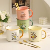 Tặng muỗng sứ - Cốc ly sứ dễ thương phong cách cổ điển và tối giản tuyệt vời cho cà phê trà sữa