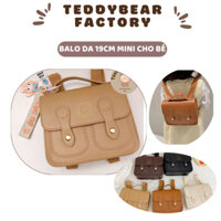 [Tặng Nametag Thêu Tên] Balo Da PU Mini Hình Gấu Dễ Thương Cho Bé Nhật Bản Bé Trai Bé Gái Đi Chơi Đi Học TEDDYBEAR