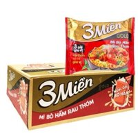[Tặng nc mắm] Thùng mì tôm Ba Miền thùng 30 gói x 75g