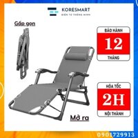 [Tặng nệm,khay] Ghế gập nằm thư giãn có con lăn massage,Ghế xếp thư giãn,Giường gấp đa năng chất liệu vải lưới Textilene