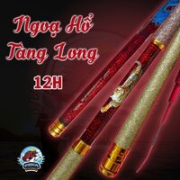 (Tặng Ngọn, phao, trục) Cần Câu Đài Săn Hàng Ngoạ Hổ Tàng Long 12H-19i Cần Câu Tay Carbon Cao Cấp - Mika fishing - mika