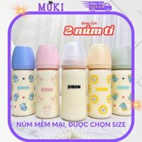 (Tặng Núm) Bình sữa cho bé sơ sinh chính hãng Jubon PPSU Babuu cao cấp size 170ml 270ml Moki Store