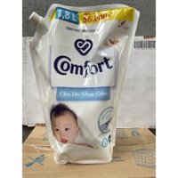 (tặng nước giặt OMO) Túi Nước Xả Vải Comfort Cho Da Nhạy Cảm 1,8L (Mầu Trắng)