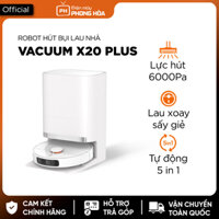 Tặng nước lau-Robot hút bụi lau nhà Xiaomi Vacuum X20+ (X20 Plus)/ X20 MAX