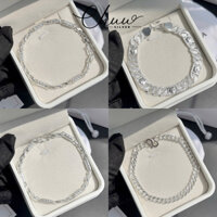 (Tặng nước rửa bạc) Lắc tay bạc nam CHUU SILVER dày dặn bạc thật