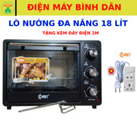 [TẶNG Ổ ĐIỆN 2M] Lò nướng điện đa năng 18L COMET CM6516 FULL BOX